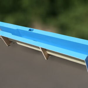 Canal venturi polyester et fibre avec canal d'approche et puits de mesure intégrés